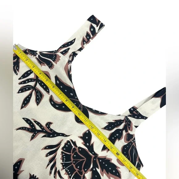 NWT NAF NAF Paris Tropical Hawaiian Floral Midi Dress LARGE MSRP$229 Vacation - Picture 9 of 12
